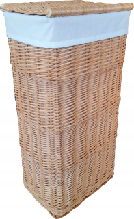 Kôš na prádlo - Kožný kôš na práčovňu 40x30xH80