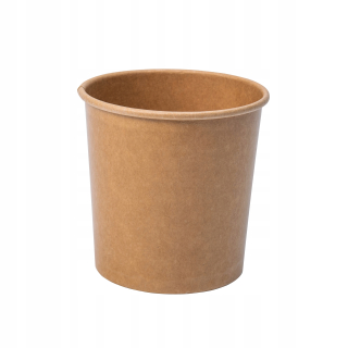 Jednorazový riad - Ecopicnic CG-750-T papierové poháre 750 ml hnedé 500 ks.