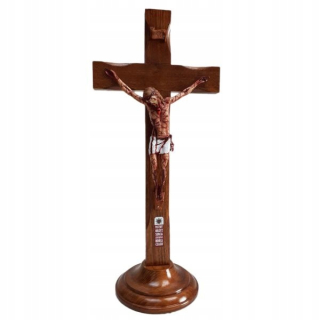 Stály drevený kríž 45 cm - 06813