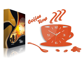 Hodiny - Kuchyňa Nástenné hodiny 3D ORANGE Cup výsledky