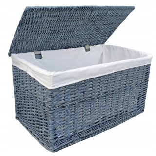 Kôš na prádlo - Gray Wicker Trunk 105 L