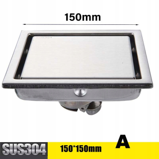 Štvorcový výtok 15 cm v štýle výtok Nird oceľ