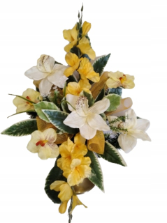 Kvety do hrobu KNIHA NA VÁZY umelá ORCHIDA