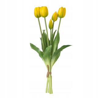 Kvety Umelé Kytica tulipánov Silicone Váza
