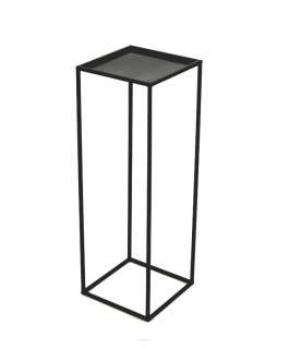 Stojan na kvety - Kovové kvetinový H 70cm čierna