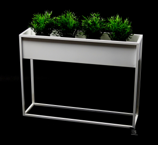 Stojan na kvety - Kovový stojan 60x80 White Loft Case
