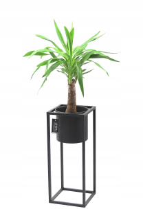 Stojan na kvety - Kvetinový Metal Ugo 60cm Black Loft Hit