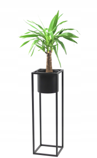 Stojan na kvety - Kvetinový Metal Ugo 80cm Black Loft Hit