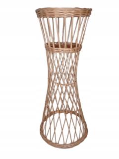 Stojan na kvety - Prútený kvetinový vysoko stabilné prírodné 90cm