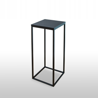 Kvetinové posteľné kovové kvetiny 82 x 30x30 cm čierno-biele