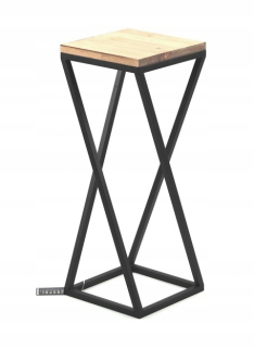 Stojan na kvety - Kvetinové drevo TAVOLO 60cm čierna KWL-250/01