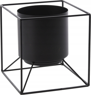 Kvetinové lôžko 19 cm kovový kovový stojan moderný podkrovie