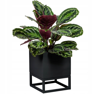 Stojan na kvety - Kvetinový kovový kvetináč pre kvety loft 30x39cm
