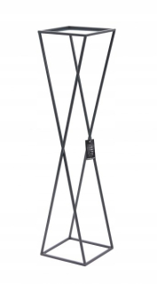 Stojan na kvety - Kvetinový kovový stojan 100 cm Gray Loft 1365-1310
