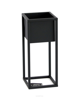 Stojan na kvety - Kvetinový kovový stojan 50cm čierny votavů 5.3
