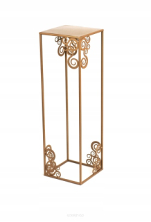 Stojan na kvety - Kvetinový kovový stojan 60 cm Golden Loft 1523/6