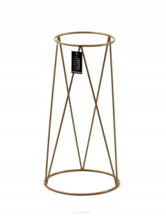 Stojan na kvety - Kvetinový kovový stojan 63 cm Golden Loft 1350