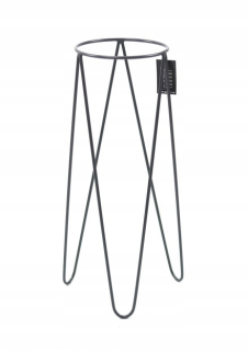 Stojan na kvety - Kvetinový kovový stojan 70 cm Gray Loft 1342