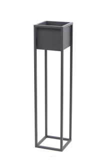 Stojan na kvety - Kvetinový kovový stojan 90 cm Gray Loft 05-01