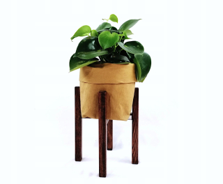 Stojan na kvety - Flowerbed modern loft retro stojan oak 20cm b