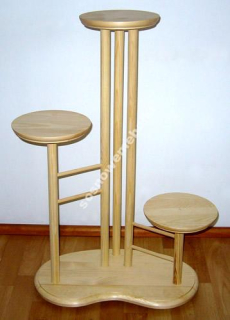 Kvetinové lôžko 75 cm drevo 202907
