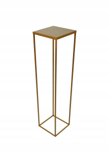 Stojan na kvety - Záhonu stojí Loft plechovú zlata 100 cm