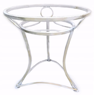Stojan na kvety - Kvetinový stojan White Vintage Metal stojace 35