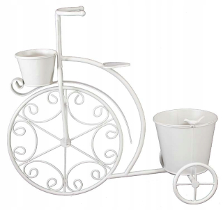 Stojan na kvety - Kvetinový Metal Bike Style Retro
