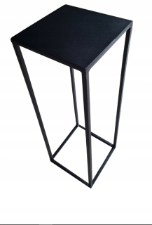 Stojan na kvety - Kvetinový stojan svietnik potiahneme 60 cm industrial