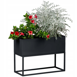Stojan na kvety - Kov záhony Loft kvety box 60x45