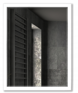 Nástenné zrkadlo Framado, obdĺžnikové, 500 x 700 mm