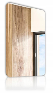 Kúpeľňové zrkadlo - Nástenné zrkadlo Alasta, obdĺžnik, 450 x 1000 mm