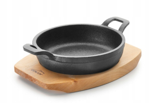Panvica - LAKOROVÝ HORKÝ LITINOVÝ DOSKOVÝ KATEROL 15,5 cm 550 ml