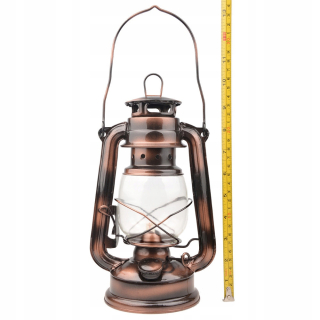 Lampáš, svietník - OLEJOVÁ LAMPA S RÚČKOU Záhradná dekorácia