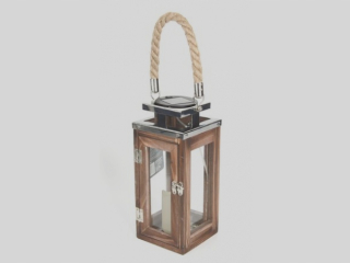 Lampáš, svietník - Lucerna Solárne Maják 24cm