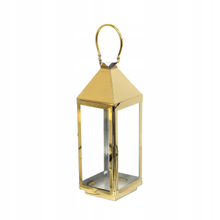Lampáš, svietník - Garden Lantern Golden Nerezový maják