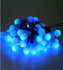 Svetla na Vianočný stromček - Vianočný strom žiarovky 100 LED guľa - modrá
