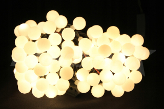 Svetla na Vianočný stromček - Ballové svetlá 300 LED biela studená - teplá biela30 m