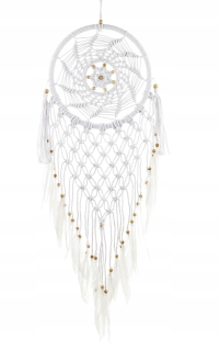 DreamCatcher Dream Catcher vyšívaný pletený 85 cm