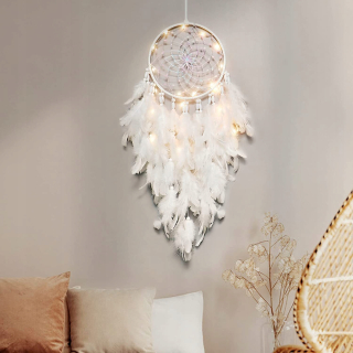 Macram Dream Catcher pre dekorácie na okraji ráfika