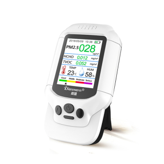 Smart home senzor - Dienmern DM502 smog, snímač teploty a vlhkosti, zvukový alarm, svetelný alarm, pre vonkajšie použitie, displej