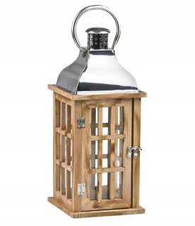 Lampáš, svietník - LIGHTHOUSE lampáš RETRO LANTERN H: 40 cm - hnedá