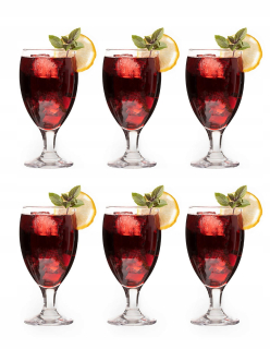 LAV Empire poháre na vodu priehľadné 590ml 6 ks.