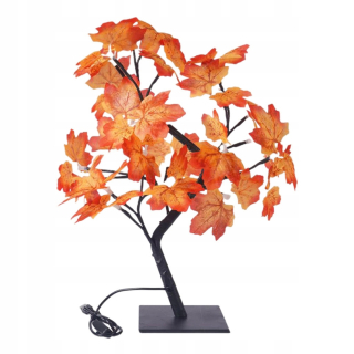 Lampáš, svietník - LED Autumn Leaves Maple Tree Light Home