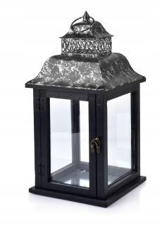Lampáš, svietník - Levi Silver Lantern 21x21x44cm