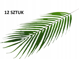 Umelá sada palmových listov 12 kusových listov