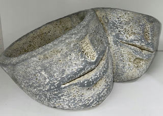 Hrniec 14 x 17 cm šedý betón