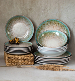 Porcelán, servis - Večera Lubiana Kerajet, 18 ks.