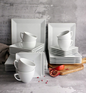 Porcelán, servis - Lubiana Classic večere a kávový servis, 30 ks.