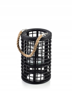 Lampáš, svietník - LUCIE BLACK Lampión H30x18cm